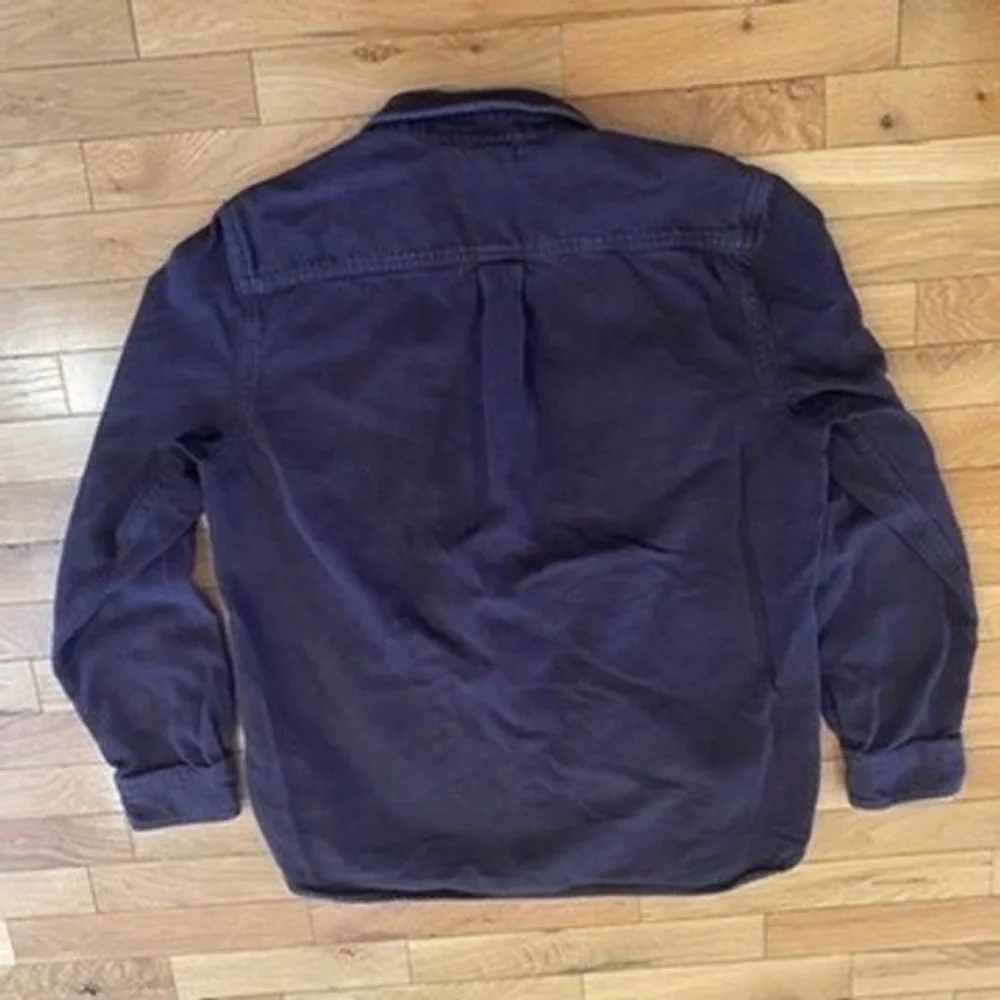 The North Face Mens Long Sleeve Button Down Flannel Shirt Plum Purple Large
